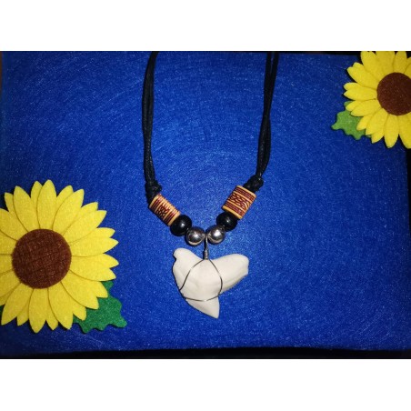 Round Shark Tooth Necklace